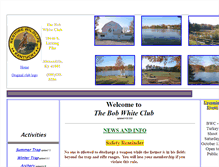 Tablet Screenshot of bobwhiteclub.org